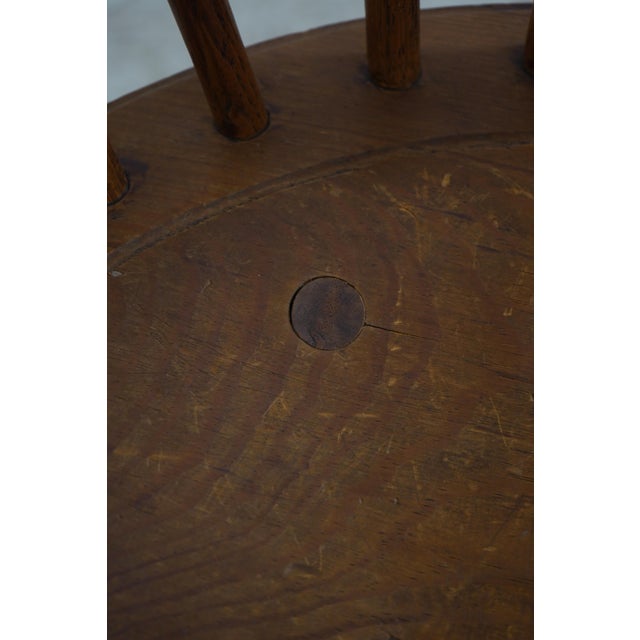 Virginia Craftsmen Mixed Wood Windsor Chair For Sale - Image 9 of 12