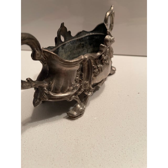 Antique French Silverplated Jardiniere (Planter) Centerpiece For Sale - Image 11 of 11