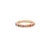 Metal Pop Art Style Rainbow Sapphire Eternity 14k Rose Gold Ring Size 7 For Sale - Image 7 of 12