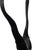 Large Suar Wood Sculpture, Burnt Finish on Black Metal Stand, Modern Organic For Sale - Image 9 of 9