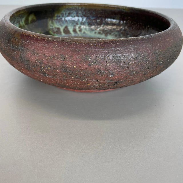 Ceramic Studio Pottery Bowl Shell Element from Gerhard Liebenthron, Germany, 1970s For Sale - Image 12 of 18