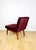 1970s Vintage Loft Armchair in Burgundy Wine Velvet, 1970s For Sale - Image 5 of 12
