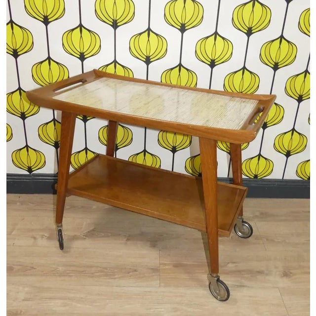 Opal Serving Car with Decorative Space from Opal Möbel, 1960s For Sale - Image 12 of 12