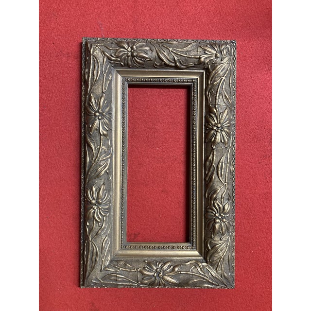 Antique Art Nouveau Style Frame, 1890s For Sale - Image 10 of 10
