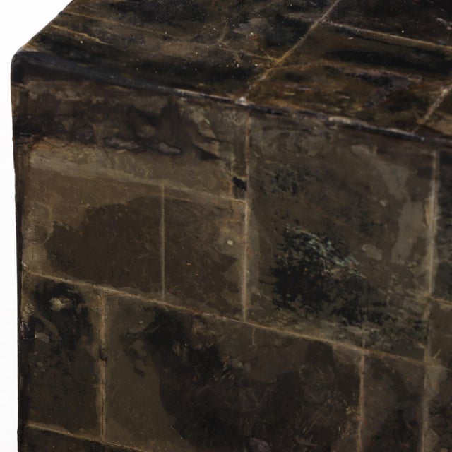 Contemporary Mica Covered Coffee Table in the Manner of Jean-Michel Frank For Sale In Philadelphia - Image 6 of 7