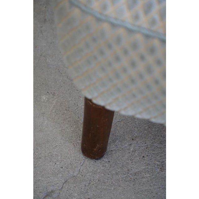 Set of Danish Modern Lounge Chair with Footstool in Beech by Slagelse Mobelvaerk, 1960s For Sale - Image 18 of 18