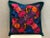 Mexican Mexican Floral Embroidered Pillow Cover For Sale - Image 3 of 3
