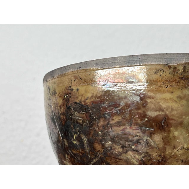 Green Mid-Century Modern Danish Studio Pottery Bowl by Sussie Herold, 1960s For Sale - Image 8 of 18