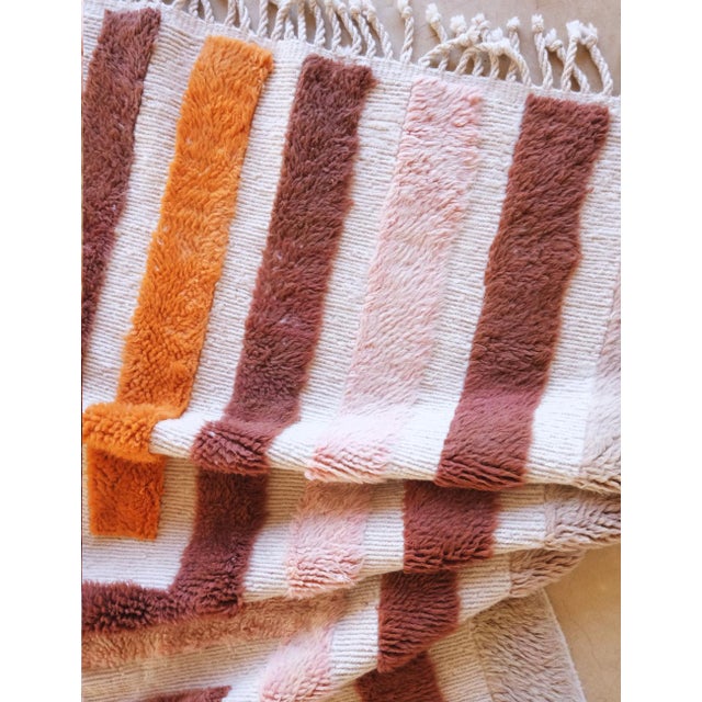 Textile Beni Mrirt Moroccan Rug - 8.5 X 5.25 Ft For Sale - Image 7 of 8