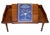 Antique English Mahogany Reading Breakfast Table with Gallery Sides Pierced Grip Handles and Turned Legs For Sale - Image 14 of 17