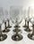 Set of 12 Williams-Sonoma 3” Diameter Pewter Stem Hand-Blown Crystal Wine Glasses Williams Sonoma pewter stem crystal...