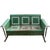 American Porch Glider with Original Green Paint by Bunting, 1950s For Sale