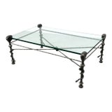 Elevate Your Space With a Rare Coffee Table by Legendary Diego Giacometti 1970s For Sale