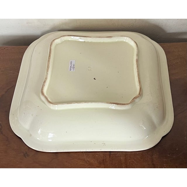 Antique Late 18th Century English George III Wedgwood Creamware Entree or Vegetable Dish in the Etruscan Pattern Circa 1790 - 1800 For Sale - Image 11 of 12