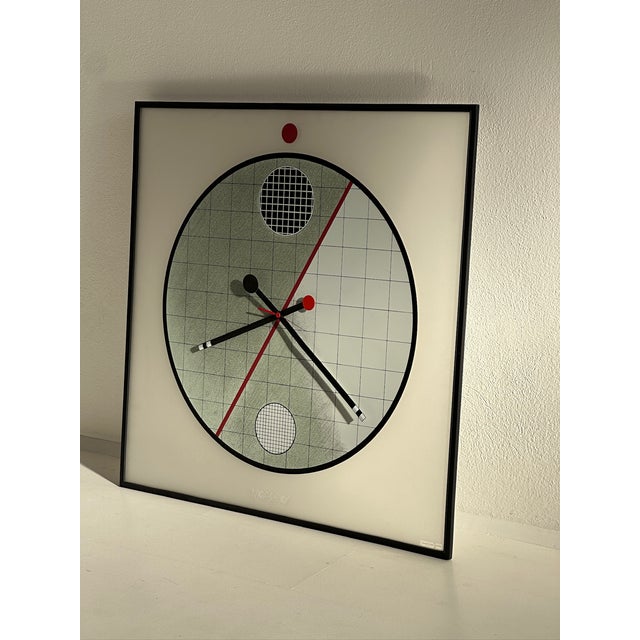 Wall Clock by Kurt B. Delbanco for Acerbis, 1980s For Sale - Image 6 of 8