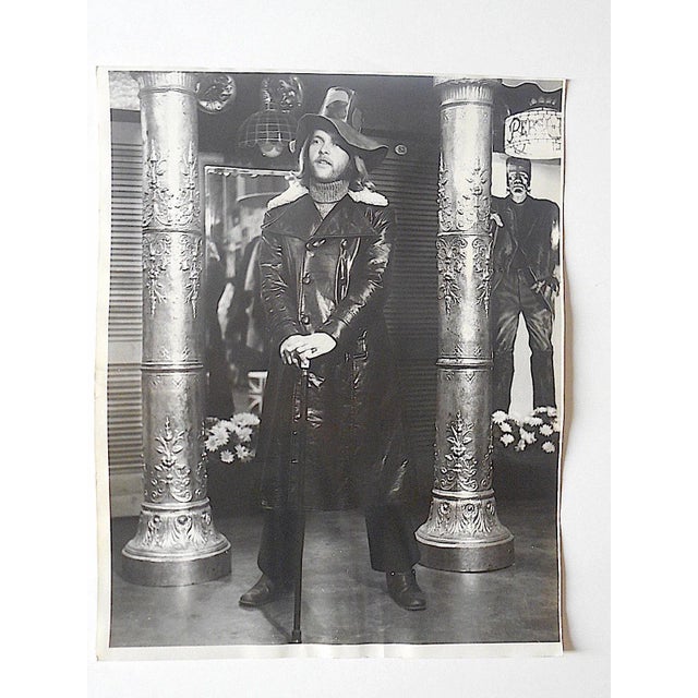 Original Mid Century Glossy Silver Gelatin Photograph-Decked Out Hippie-8"x10"-1960's For Sale - Image 4 of 5