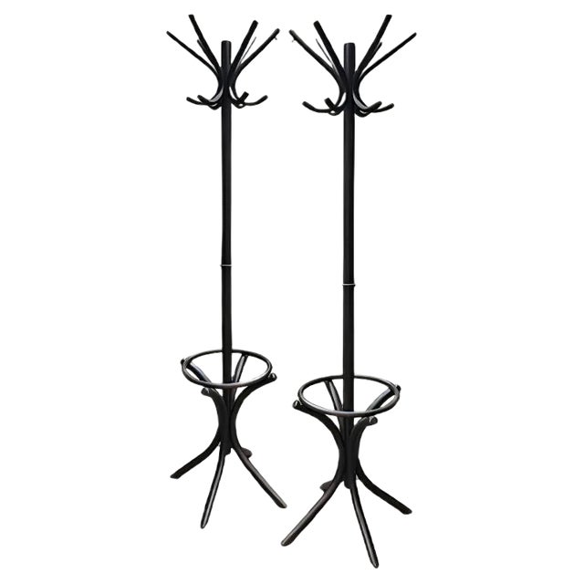 Hungarian Standing Racks, 1930s, Set of 2 For Sale