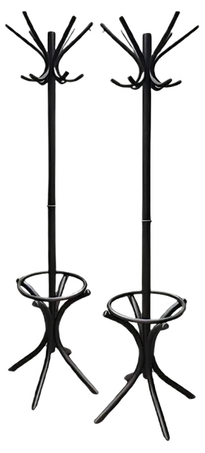 Hungarian Standing Racks, 1930s, Set of 2