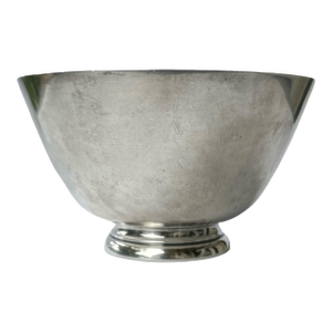 1960s Tiffany & Co. Sterling Silver 23864 Footed Revere Bowl