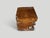Andrianna Shamaris Sculptural Teak Wood Side Table For Sale - Image 4 of 5