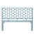 Coastal Honeycomb Standard Bed King, Pool Blue For Sale - Image 3 of 6