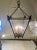 Metal Early 20th Century Bronze & Glass Gothic Neoclassical Lantern For Sale - Image 7 of 12