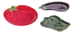 Ceramic Vegetable Plate (Set of 3)