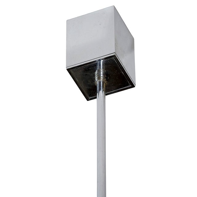 Mid-Century Modern Italian Chrome and Glass Pendant Light from Gaetano Sciolari, 1970 For Sale - Image 6 of 7