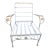 Vintage Wrought Iron Patio Chair For Sale