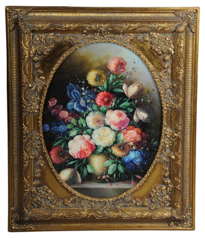 Still Life, Oil Painting, 20th Century, Framed