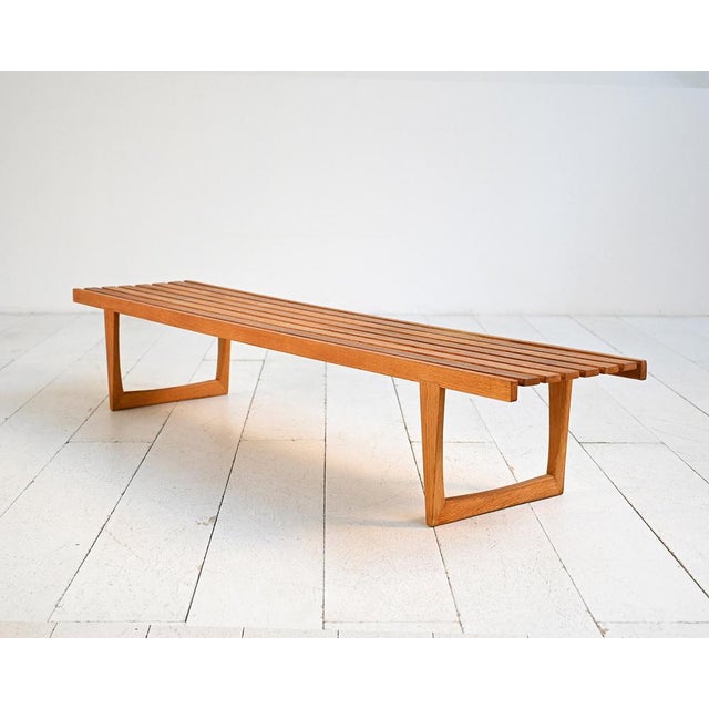 Tokyo Bench by Yngvar Sandström for NK, 1960s For Sale - Image 9 of 9
