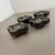 Fat Lava Brown & Beige Ceramic Wall Lights from Pan Ceramics, Germany, 1970s, Set of 4 For Sale - Image 13 of 18