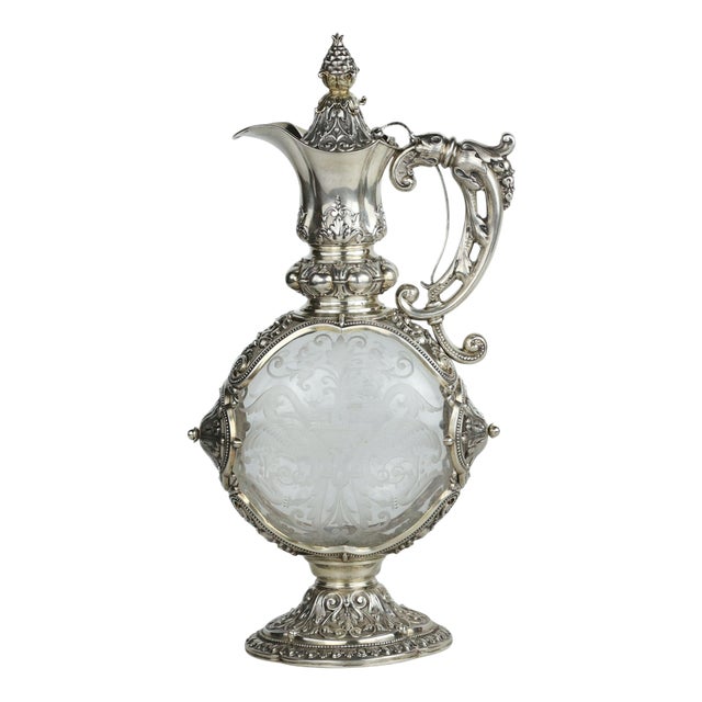 Neo-Renaissance Wine Ewer, Germany, Late 19th Century For Sale