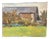 Isaac Charles Goetz, Farm View, 1960s, Gouache For Sale