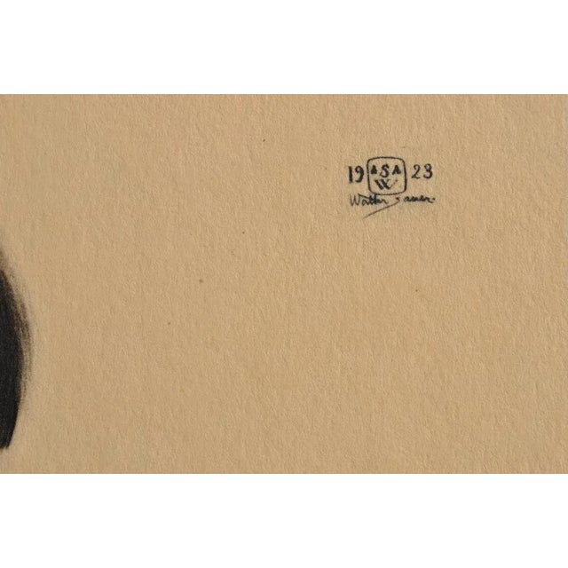 Walter Sauer, Portrait of a Child and Her Doll, Signed Engraving For Sale - Image 6 of 8