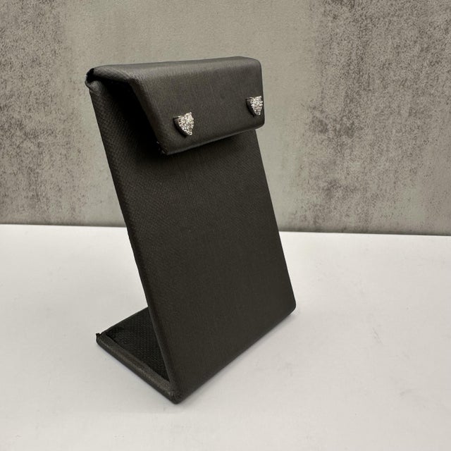 Add a romantic sparkle to your collection with these elegant Diamond Heart Stud Earrings, crafted in luxurious 14kt White...