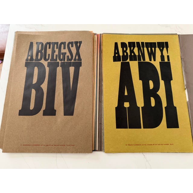 Rare 1966 LTD Ed Wood Type Portfolio (23/25) - Springer, Warrum & Rob Roy Kelly For Sale - Image 9 of 12