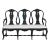 Rococo Style 3-Seat Sofa-Bench, Sweden For Sale