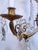 Traditional 1930s Vintage Brass Chandelier With Crystals For Sale - Image 3 of 13