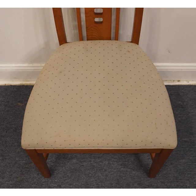 Brown Century Lt Designs Contemporary Modern Asian Inspired Dining Side Chair 141-511 For Sale - Image 8 of 11