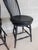 Custom Black Distressed Hoop Back Windsor Style Counter Height Stools - A Pair For Sale - Image 4 of 17
