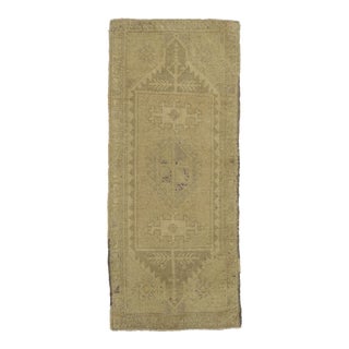 Vintage Turkish Yastik Rug - 01'07 X 03'09 For Sale