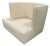 80's Directional Freshly Upholstered Swivel Chair For Sale - Image 9 of 10