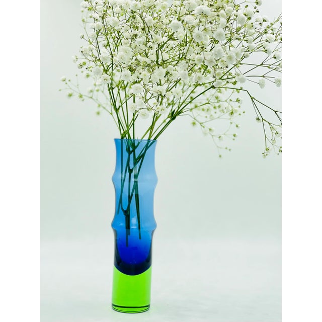 Aseda Glasbruk 1960s Vase by Bo Borgstrom for Aseda Glasbruk For Sale - Image 4 of 5
