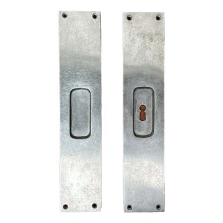 Minimalist Sliding Door Mounting Handles, Germany, 1920s, Set of 2 For Sale