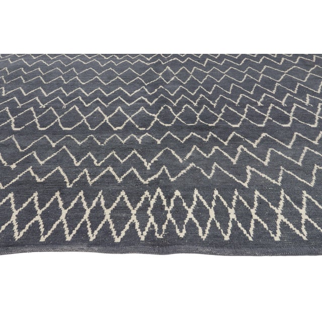 Berber Tribes of Morocco Contemporary Turkish Moroccan Rug, 07'08 X 09'10 For Sale - Image 4 of 10