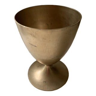 Vintage Brass Chalice For Sale