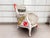 Jimmie Martin Pair of Bespoke Jimmie Martin Hand-Painted White Leather Graffiti Armchairs For Sale - Image 4 of 18