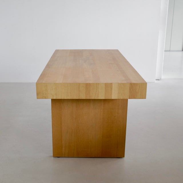 Desk in Oak Veneer, 2000s For Sale - Image 4 of 8