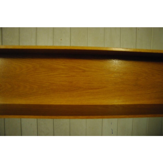 Wood Teak Wall Shelf by Walter Wirtz for Wilhelm Renz, 1960 For Sale - Image 7 of 11